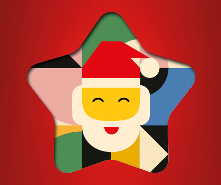 5_447x375 SANTA is coming estrella fon rojo